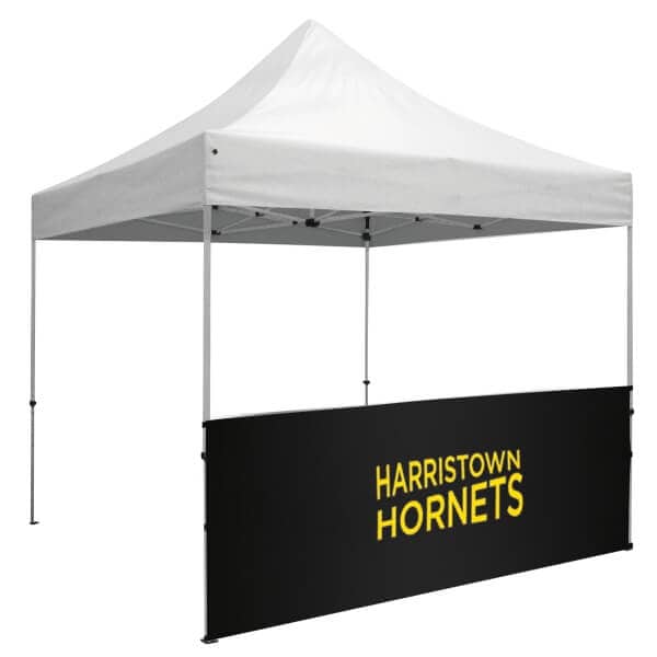 Tent with Half Wall. Imprint name, logo, slogan, Great promotional item.