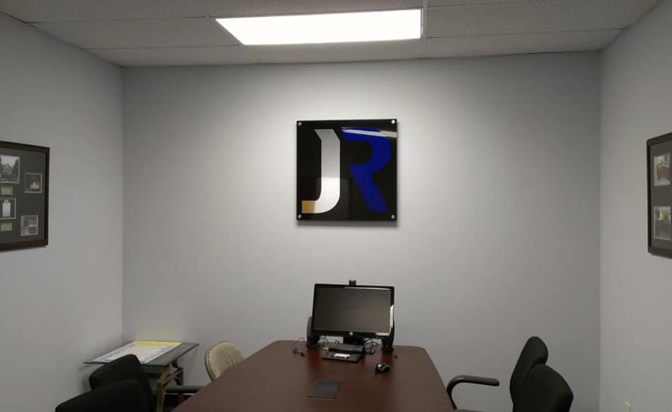 Acrylic wall sign and logo for conference room Acrylic wall sign and logo for conference room