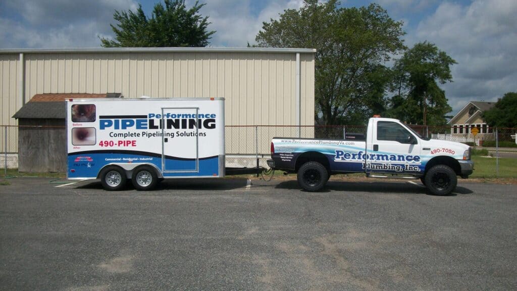 3M trailer graphics for Performance Plumbing