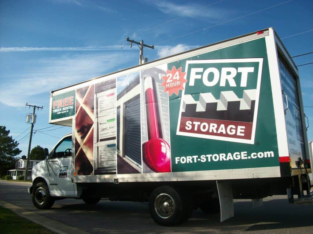 Truck wraps - Truck wrapping for Fort Storage