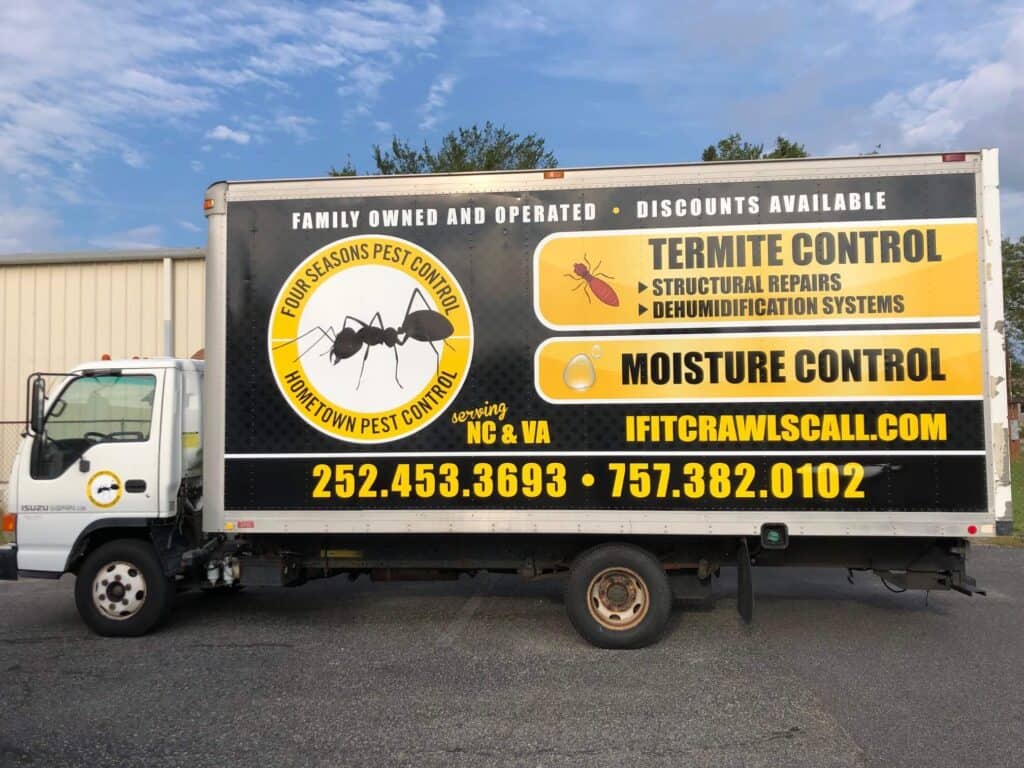 Box truck wrapping - Four Season Pest Control box truck wrap