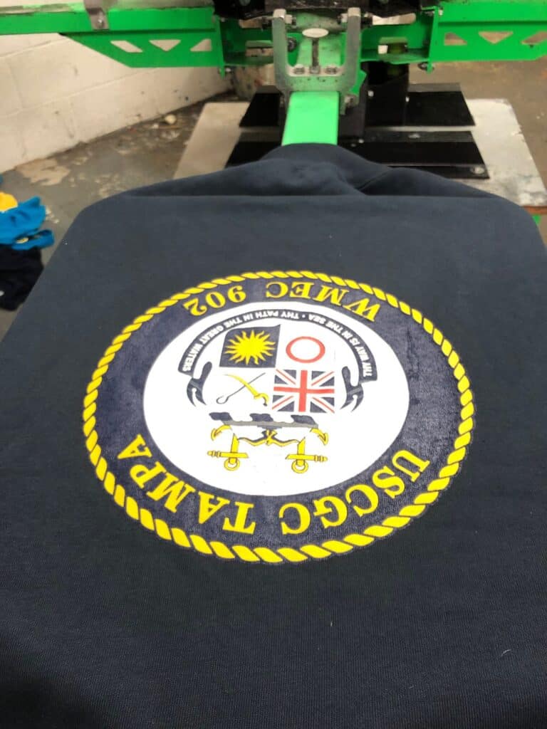 Designs Inc. is ready to screen print your military work apparel