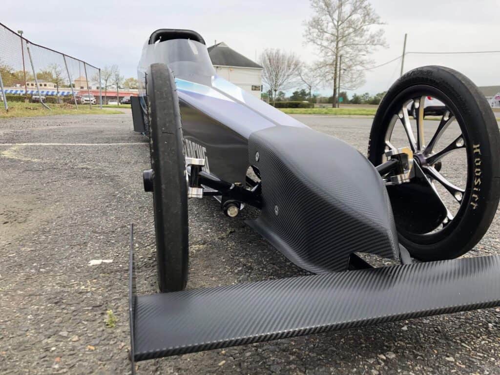 Dragster design vinyl wraps (front view)