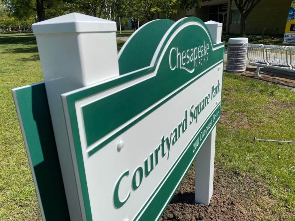 King color core engraved sign King color core engraved sign