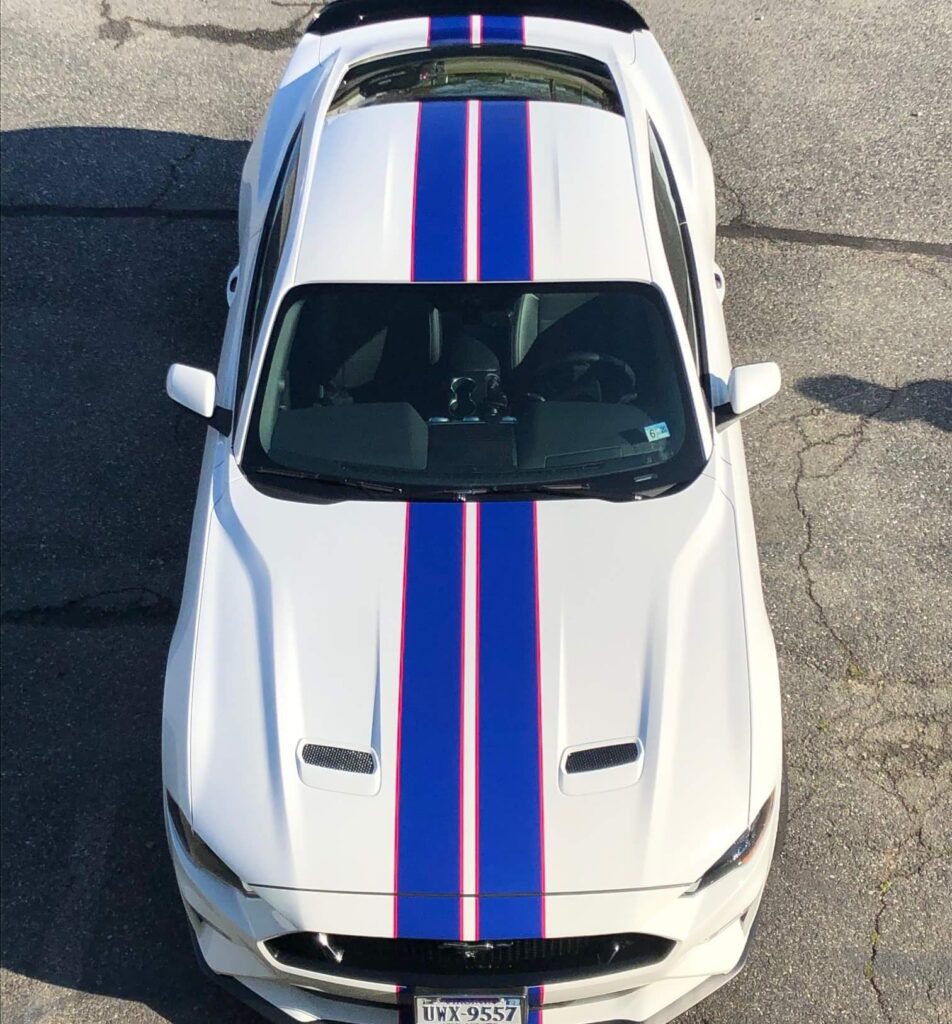 Mustang Rally Stripes package