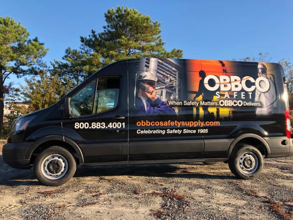 Full color van wraps - OBBCO-Safety van wrap