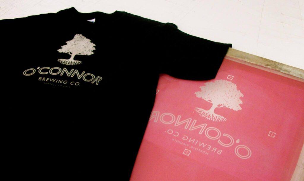 OConnor Brewing Screen Printed T-Shirt from DeSigns Inc.