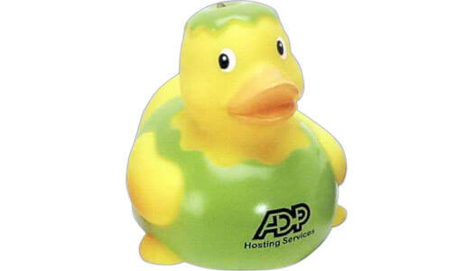 Rubber duckie - Imprint Logo, Company Name or Slogan - Promo Giveaway Toys