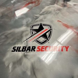 Add a logo graphic to your office floor or lobby - See Silbar floor graphic by DeSigns, Inc.