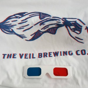 3D Printing on shirts and surfaces - See: The-Veil-Brewing-Co. 3D-shirt