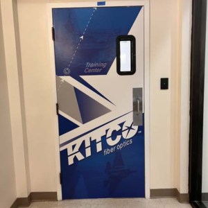 Door wraps and graphics - Training room door wrap for KITCO in Virginia Beach, VA
