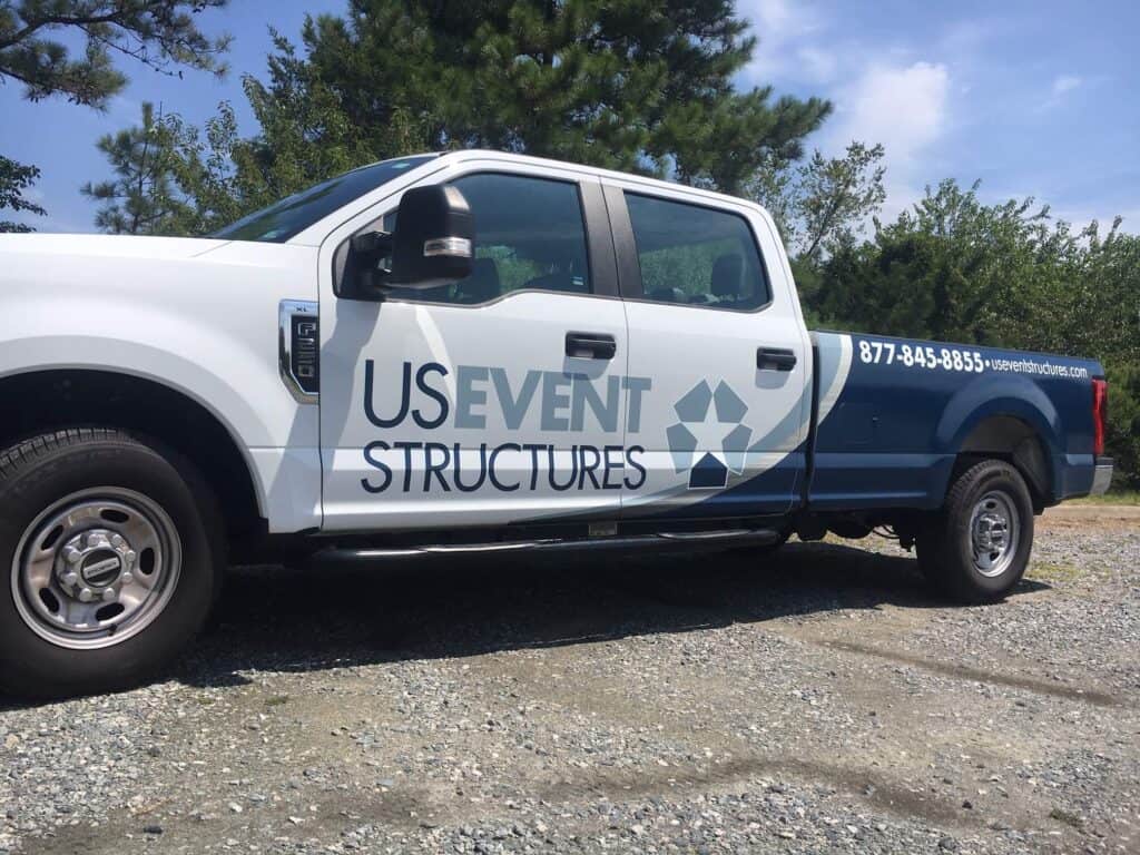 Truck wrap for US Event Structures