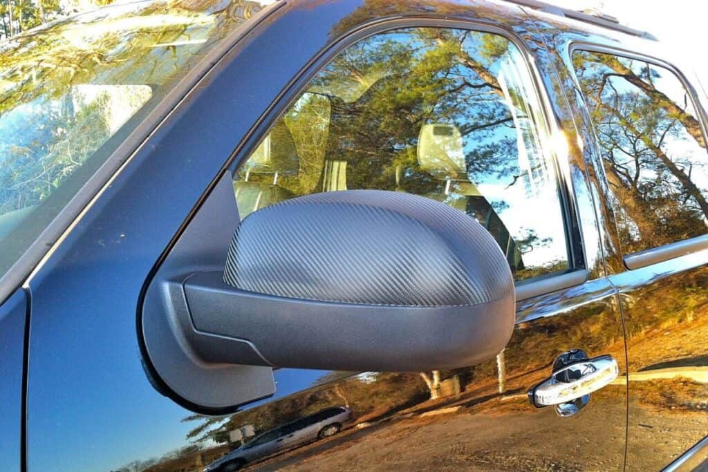 Carbon fiber mirror wrap