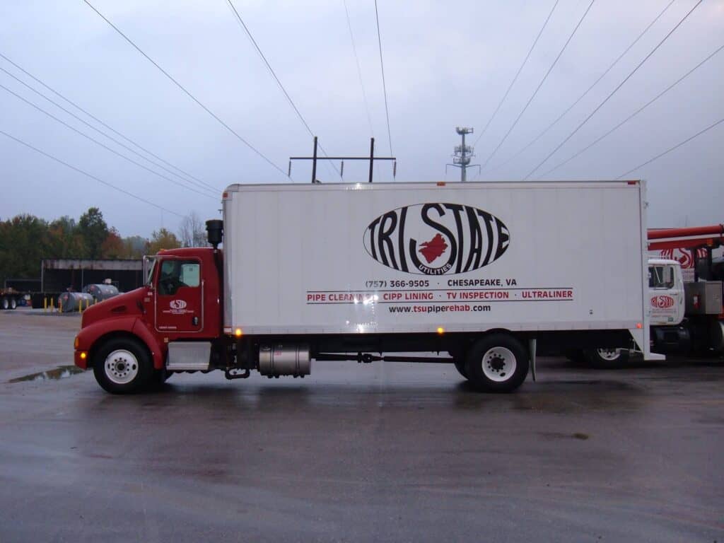 Box truck graphics and lettering - Box truck graphics for TRI STATE