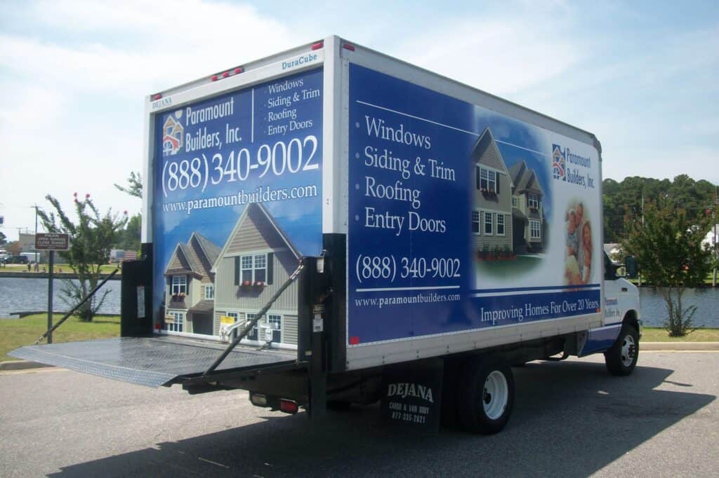 Truck wraps - Truck wrapping for Paramount Builders, Inc.