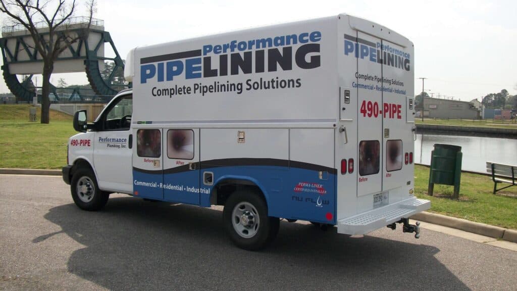 Equipment truck wrap for Performance Pipelining