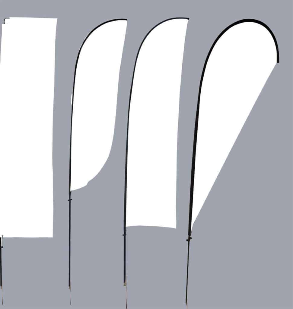 Outdoor advertising feathers, Feather banners