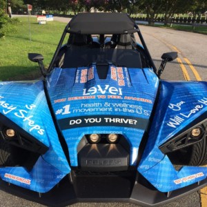 We wrap motorsport vehicles and ATVs. See Polaris wrap by DeSigns, Inc.