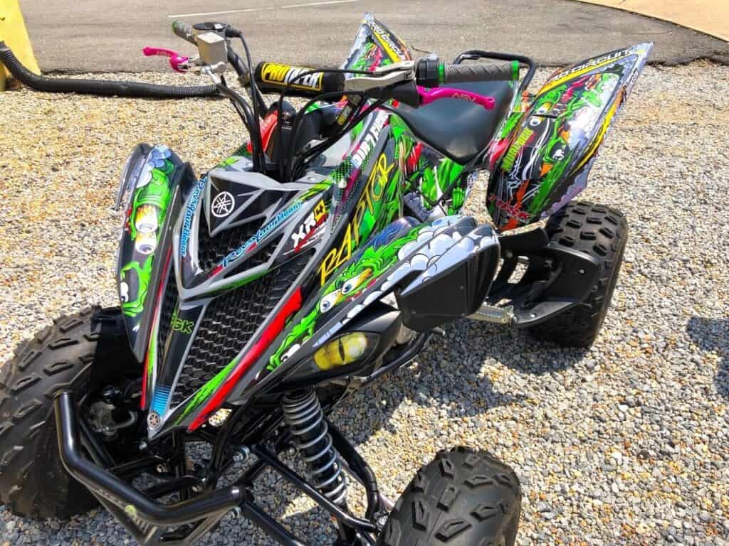 Motorsport design vinyl wraps
