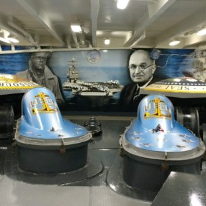 Custom graphics and wraps USS Harry Truman by DeSigns, Inc.