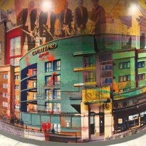 Hotel wall murals - Hilton-Marriott wall-mural by DeSigns, Inc.