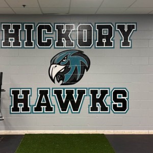 Wall graphics and lettering by DeSigns, Inc. Chesapeake, VA