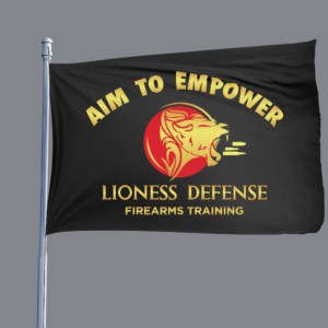 Custom business flags, company flags with your logo from DeSigns, Inc.