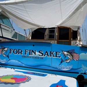 Boat graphics. Get a full or partial boat wrap from DeSigns, Inc.