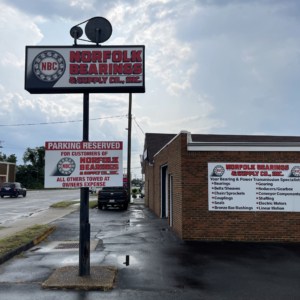 Canister box type backlit signs, Mounted exterior signs for storefront from DeSigns, Inc.