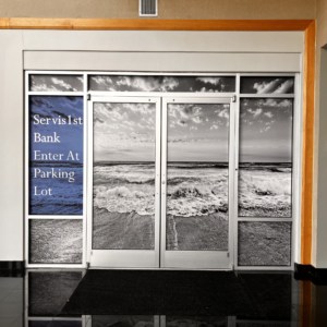 Window wrap for wellness center by DeSigns, Inc., Chesapeake, VA